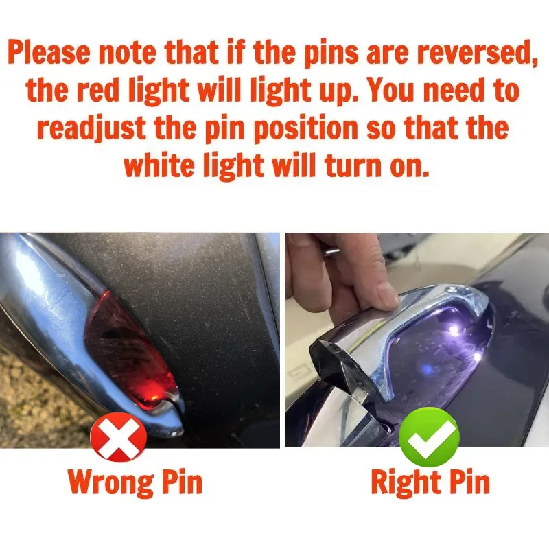 A0998200183 메르세데스 벤츠 14-19년식 C E S GLC GLE GLS용 전/후 좌/우 키리스 내부 핸들 라이트 (순정부품)    A0998200283