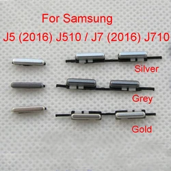 Side Key Power and Volume Buttons Set (2 Pieces) (Gold)