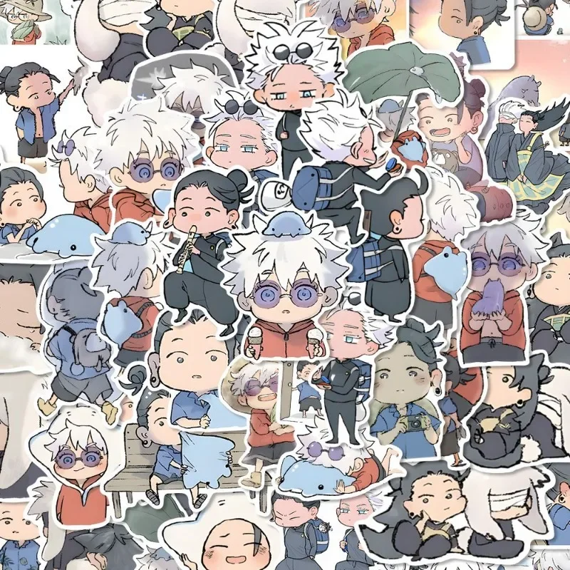 Gojo Satoru Sticker Anime Waterproof Sticker Stationery Kujo Jotaro Children School Supplies Getou Suguru zhoushuhuizhan transfer sticker