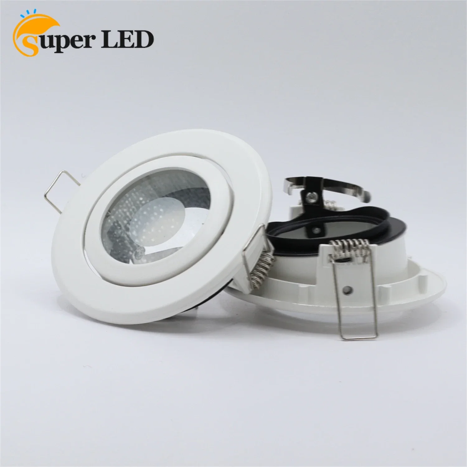 

Waterproof Recessed Downlight GU10 MR16 Round Replacement Zinc Alloy Fitting Mounting Ceiling Spotlights Lamp Holder Fixtures