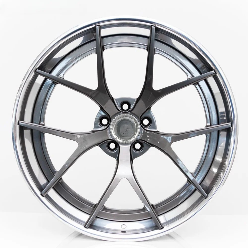 Forgiato In Due Pezzi 18 19 20 21 22 Gradini Lucidante Per Labbra 5X112 Cerchi In Lega Cerchi Per Auto