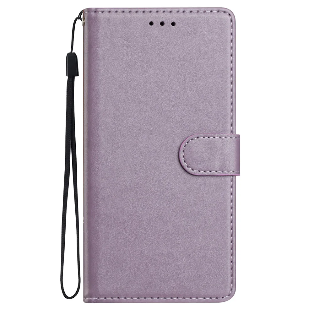 Magnetic Flip Leather Wallet Case with Card Holder and Stand – Anti-Fall Phone Cover
