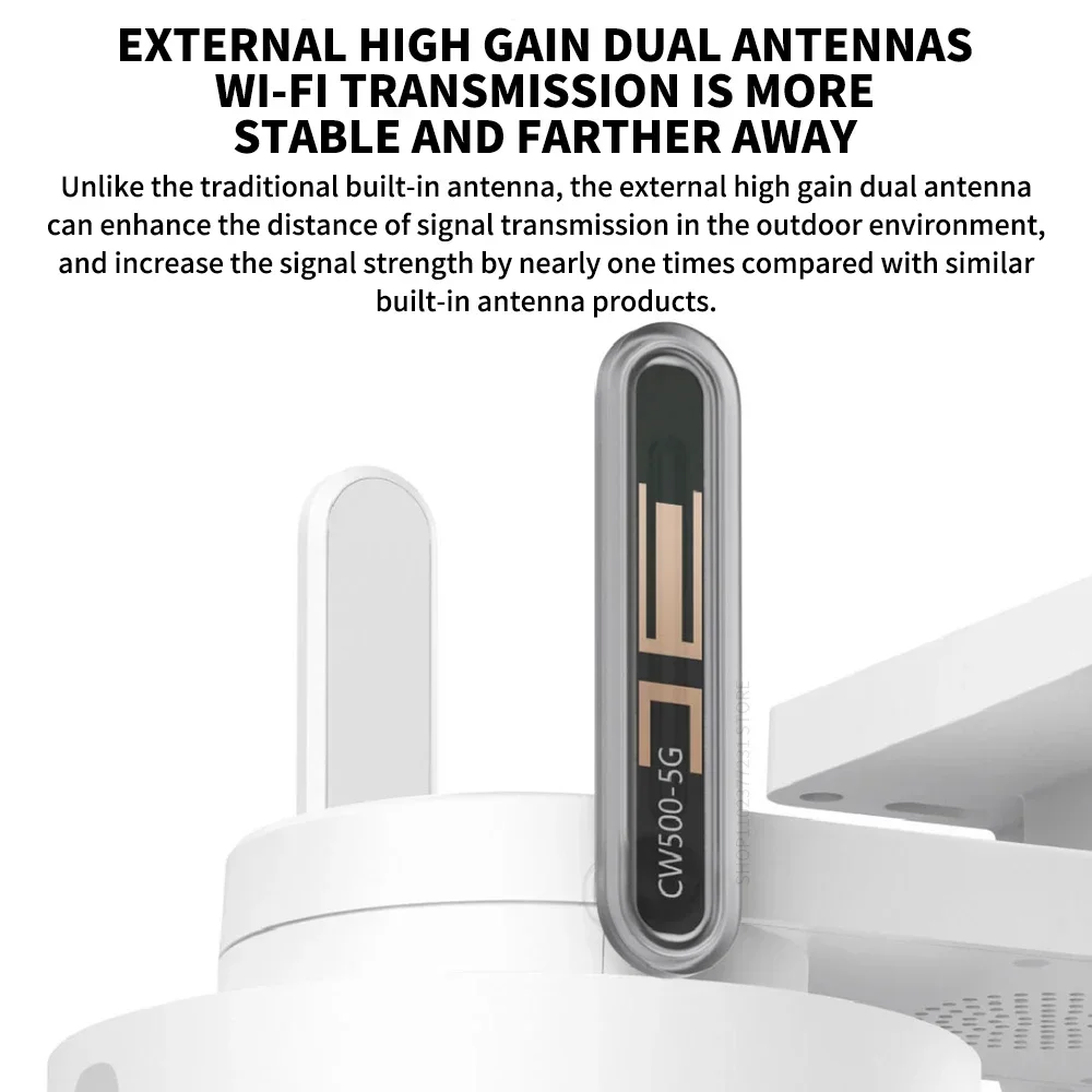NUOVA Xiaomi Telecamera Esterna CW500 Protezione di Sicurezza WiFi 6 CCTV 3K Risoluzione Ultra HD Visione Notturna a Colori IP66 Smart Home - immagine 3