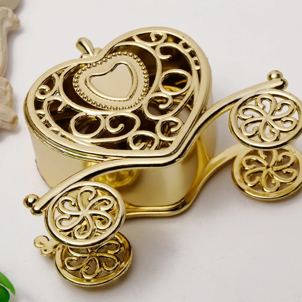 

6/12pcs Heart Carriage Cart Candy Boxes Chocolate Storage Box Sweet Container Wedding Gift Packaging Boxes Party Favors