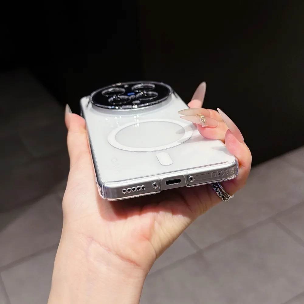 Clear Magnetic Shockproof Phone Case Cover