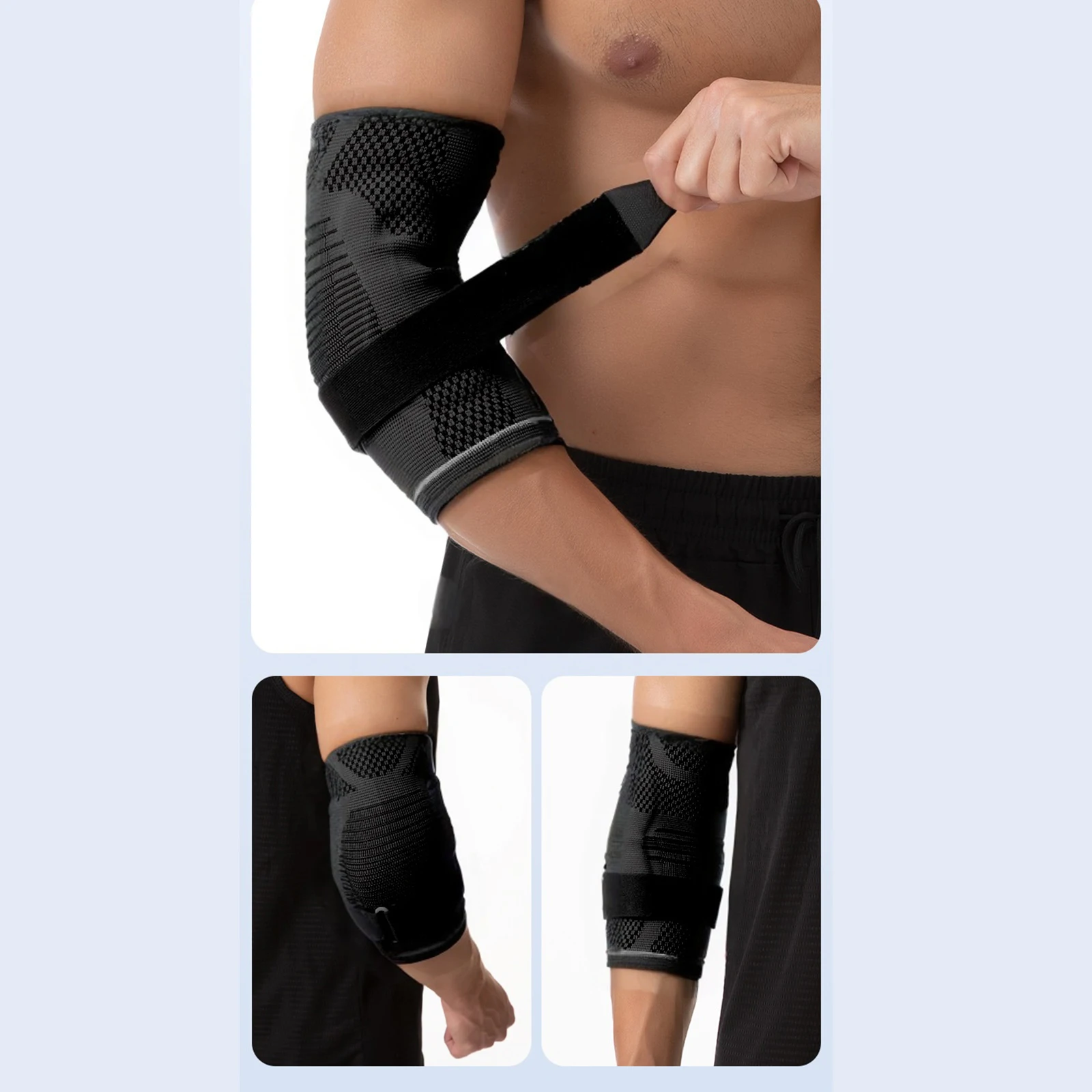 Elbow Compression Sleeve With Cushion Pad - Pain Relief For Tennis & Golfer's Elbow, Tendonitis Support