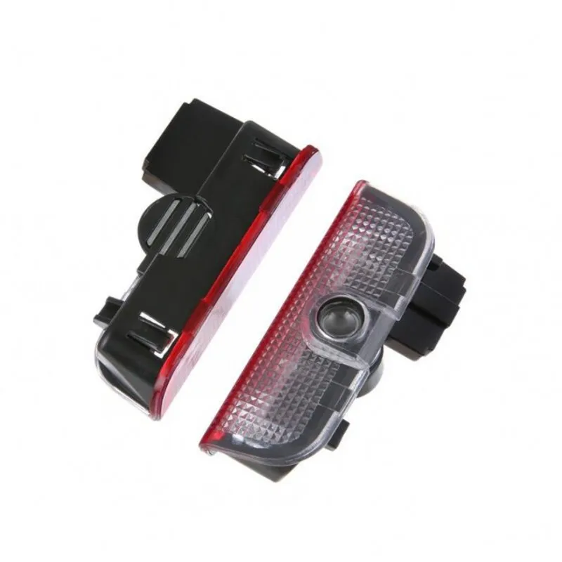 차량용 LED 문짝 웰컴 라이트 프로젝터 램프, VW 파사트 b9 b8 b7 b6 CC 골프 GTI T-ROC 투란 시로코 티구안 제타 샤란, 2 개