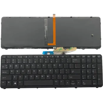 Tastiera di Ricambio per Laptop Layout US per Serie HP ZBOOK 15 G1 15 G2 17 G1 17 G2 Senza Puntatore con Retroilluminazione