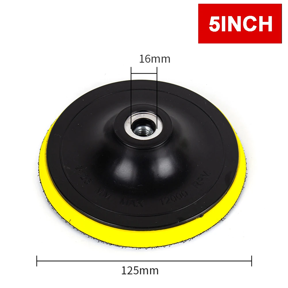 Professional Grade Self Adhesive Disc and Drill Rod Set, 37Inch M16, Perfect for Wall, Car, and Stone Polishing