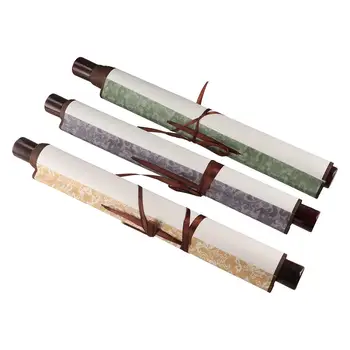 Decorazione Rifornimenti d'arte Artigianato fai-da-te Carta di riso Pittura Rotolo Rotolo Vuoto Appeso Scorrimento Calligrafia Montaggio Disegno Rotoli su tela