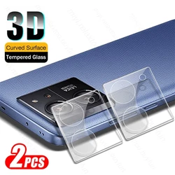 Premium 3D Tempered Glass Back Camera Protector - 2 Pack for Xiaomi 13T Pro (Transparent - 2PCS)