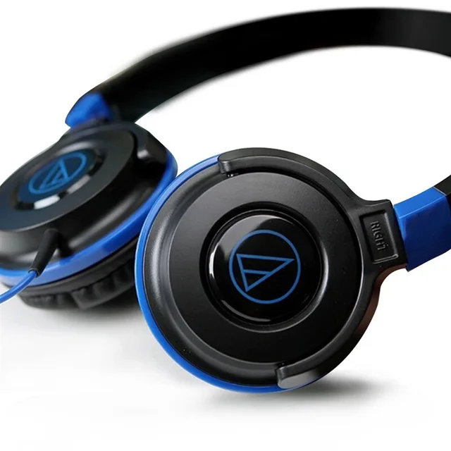 100% Original Audio Technica ATH-S100iS Game Headphone Head-mounted With Wired Control With Wheat Bass Music Earphone 3