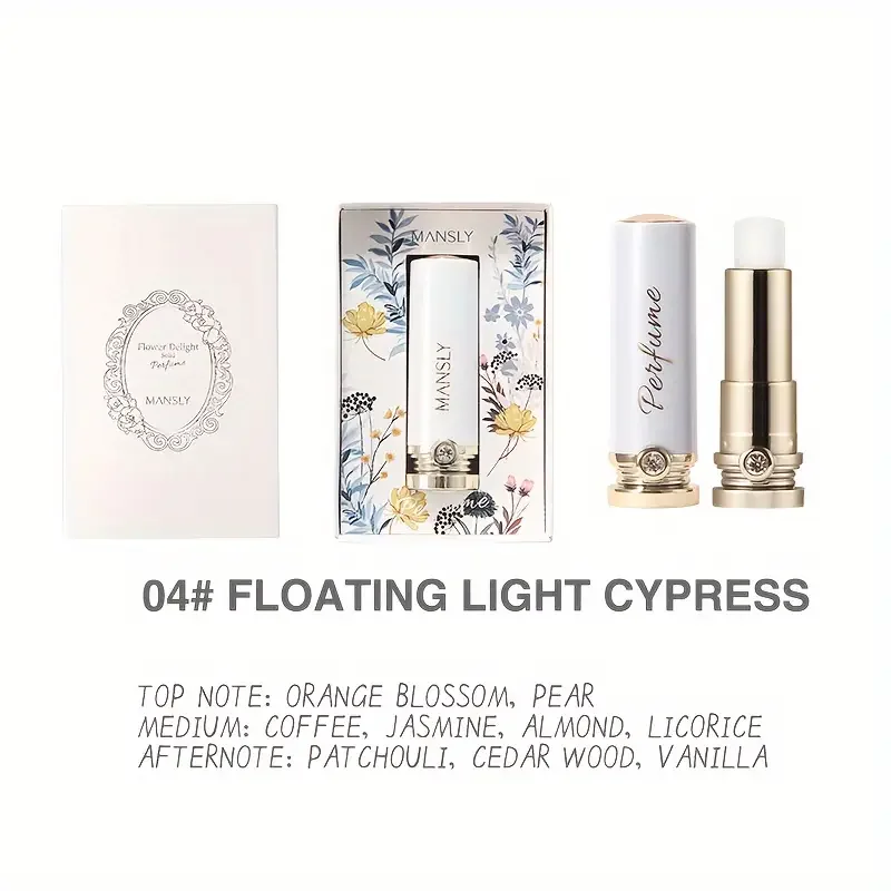 عطر صلب محمول للنساء والرجال، بلسم صلب منعش يدوم ط...