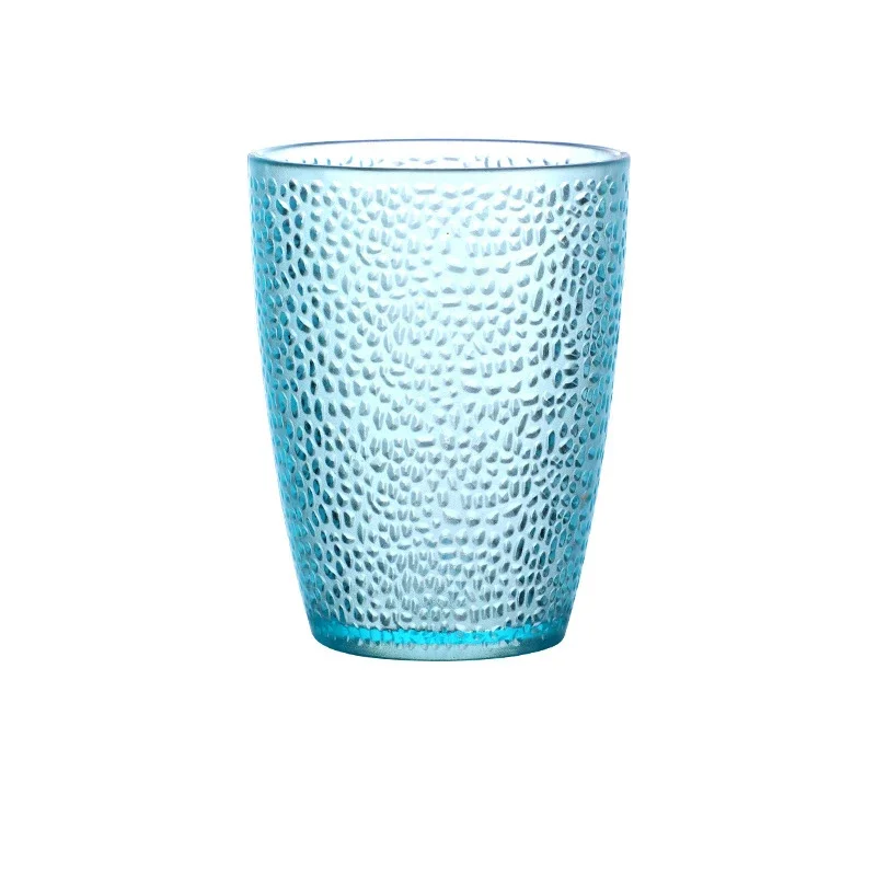 Acrylic plastic colored raindrop cups with high temperature resistance coffee cup,tumbler cup,espresso cup,water cup