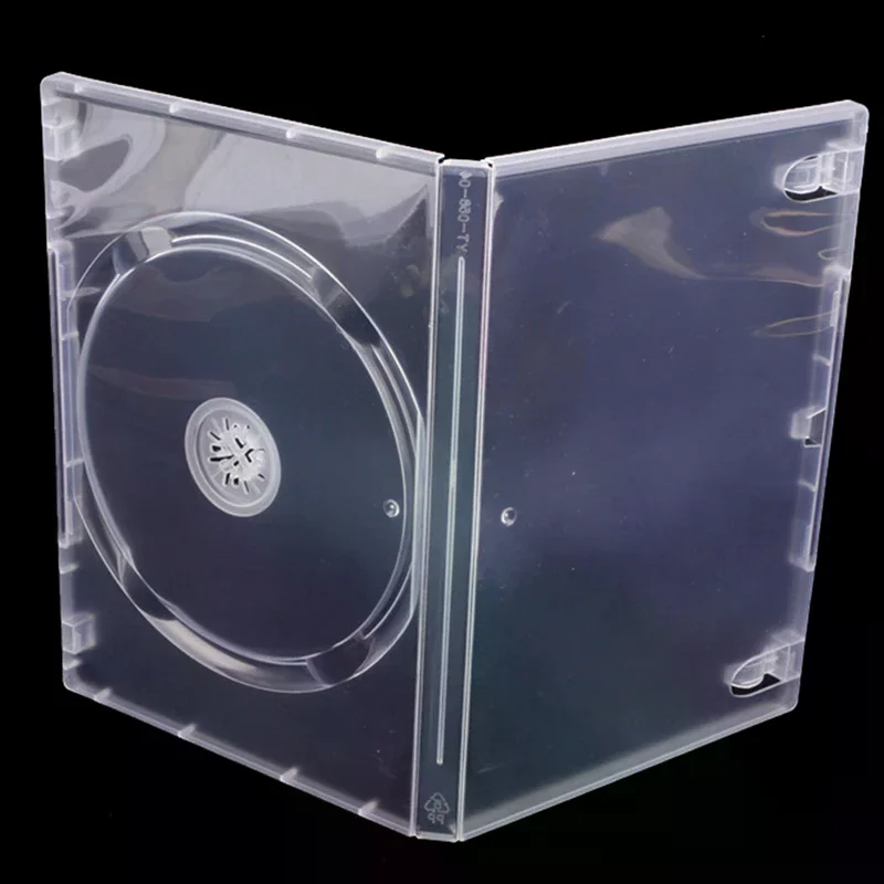 투명 바닥 CD 박스 빈 CD 케이스 PP 플라스틱 밀키 투명 CD 케이스 CD 케이스 용량 1디스크 내구성 좋음