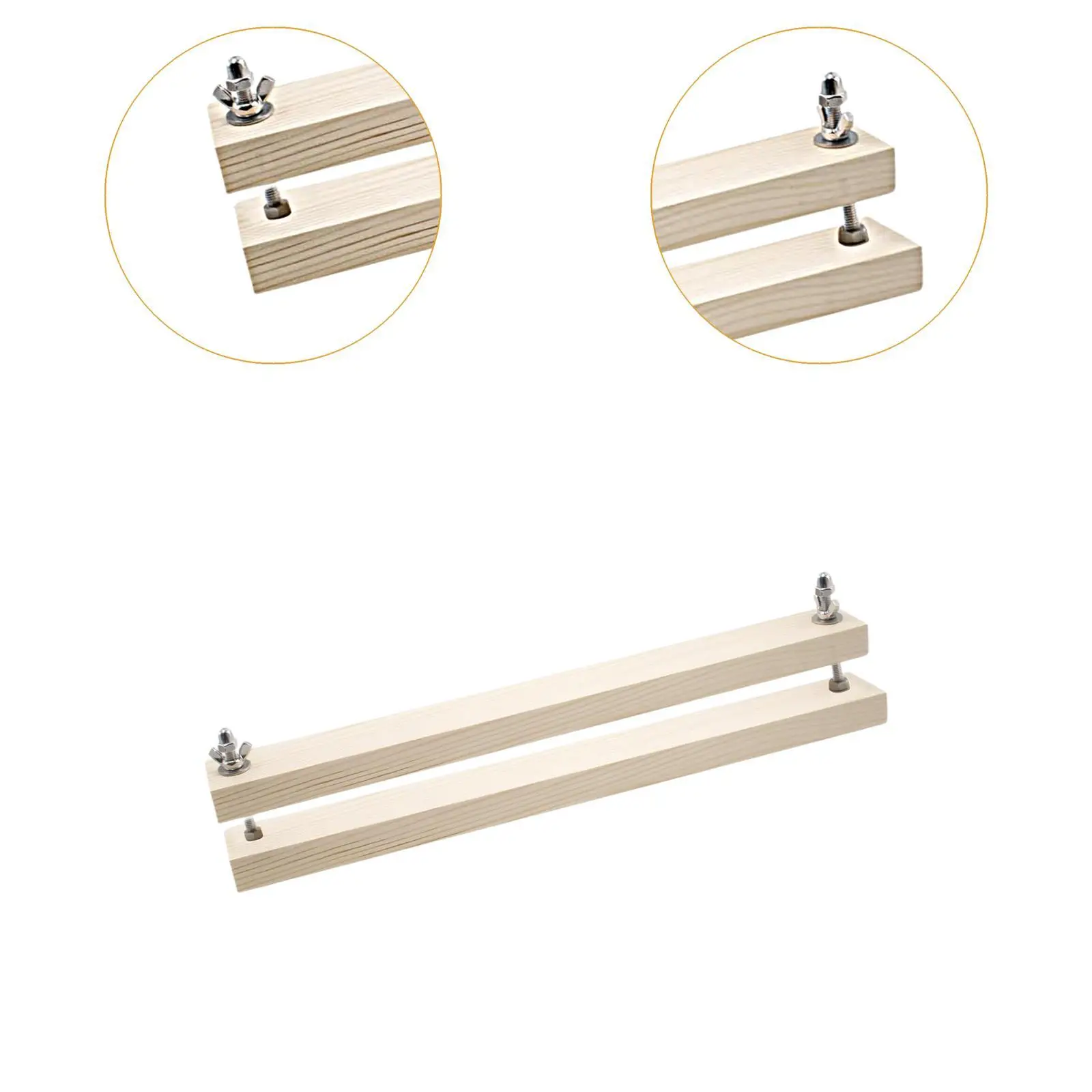 Wooden Book Press Bookbinding Binding Supplies Book Binding Machine for Home School DIY Bookbinding Greeting Cards Photo Albums