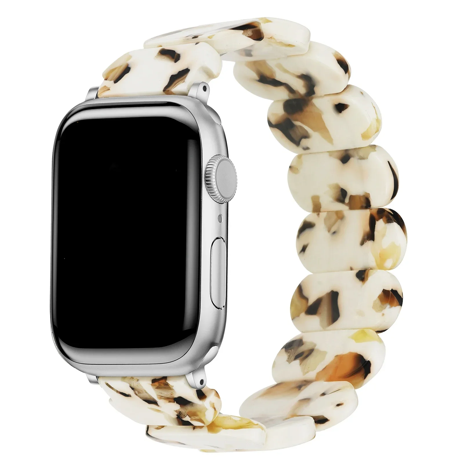 ตัวเลือกสินค้า สายรัดข้อมือ Apple Watch ยืดหยุ่น เรซิ่น สำหรับ 45/44/42/40/38 มม.