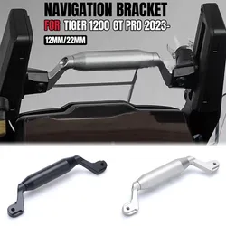 For TIGER1200 TIGER 1200 Tiger1200 Tiger 1200 GT Pro 2023- Mobile Phone Navigation Bracket Support 12MM/22MM
