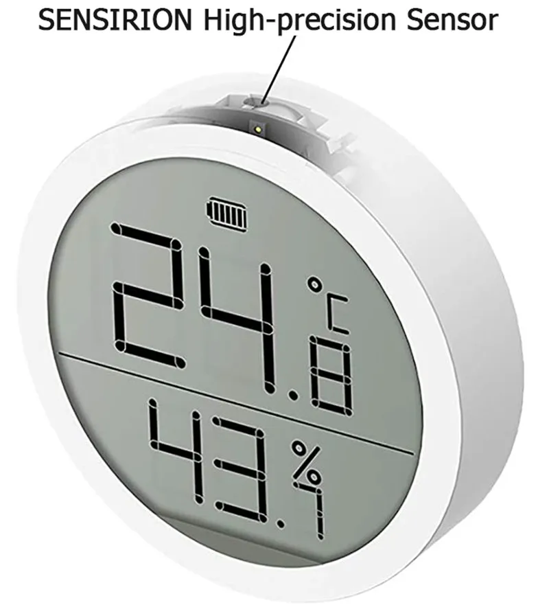 Xiaomi Automatic Smart Sensor Qingping Digital Thermometer & Hygrometer Monitor Lite LCD Screen Data Mi Home App smart temperature humidity sensor