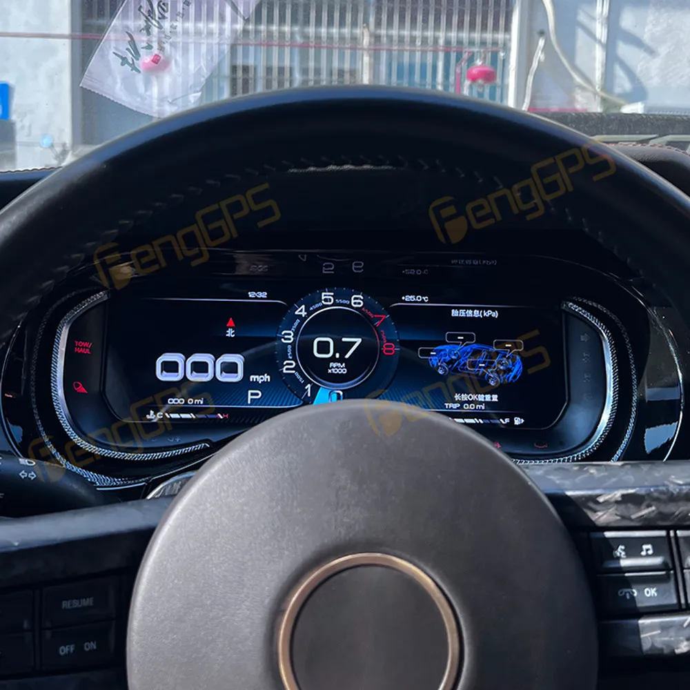 Panel de Instrumentos LCD para Automóvil, para Ford Mustang Shelby GT500 2006-2014, Clúster Digital, Panel de Instrumentos, Cabina, Velocímetro Multifuncional 1