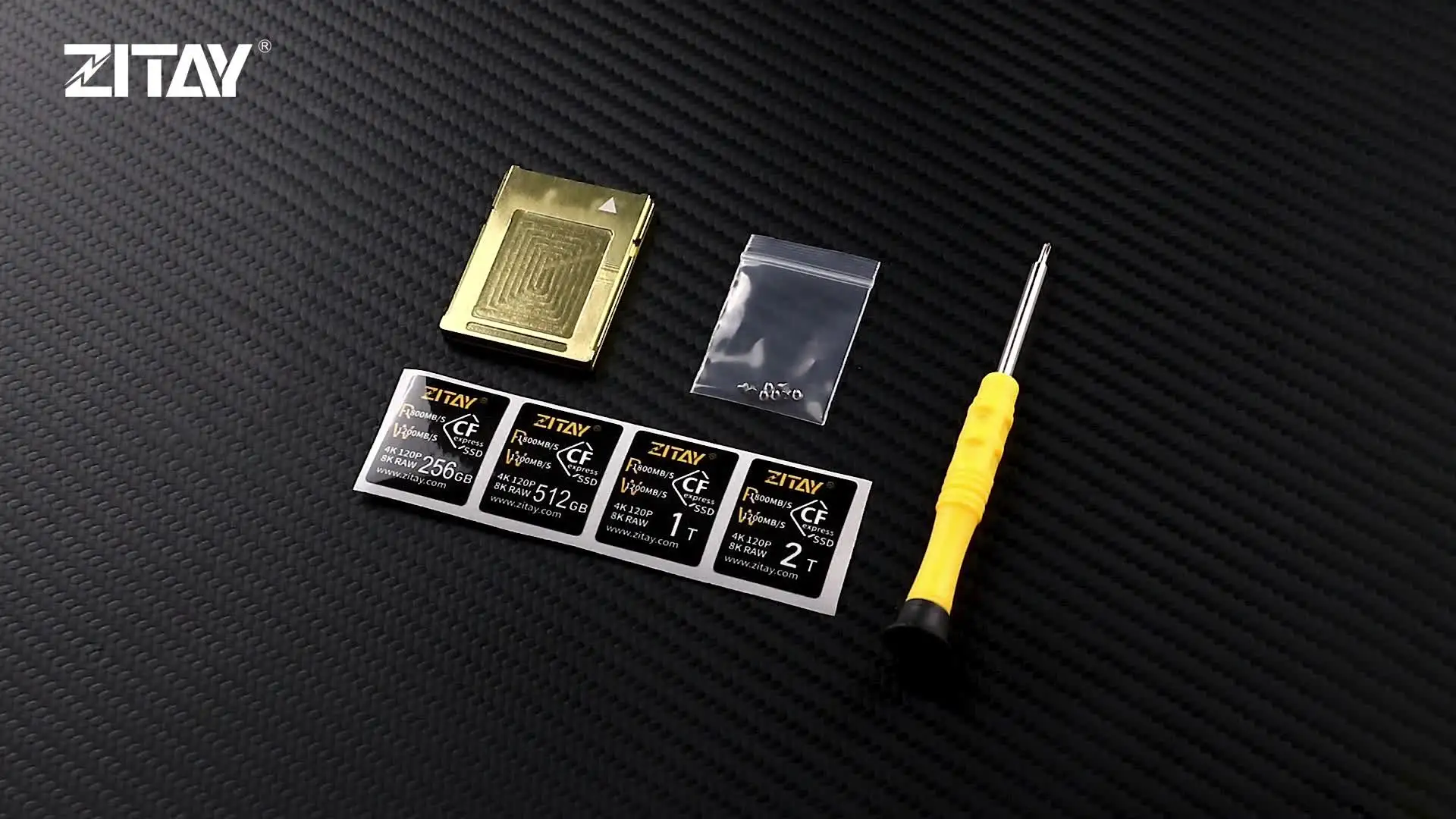 ZITAY CFexpress Type B Card to NVME M.2 2230 SSD Adapter