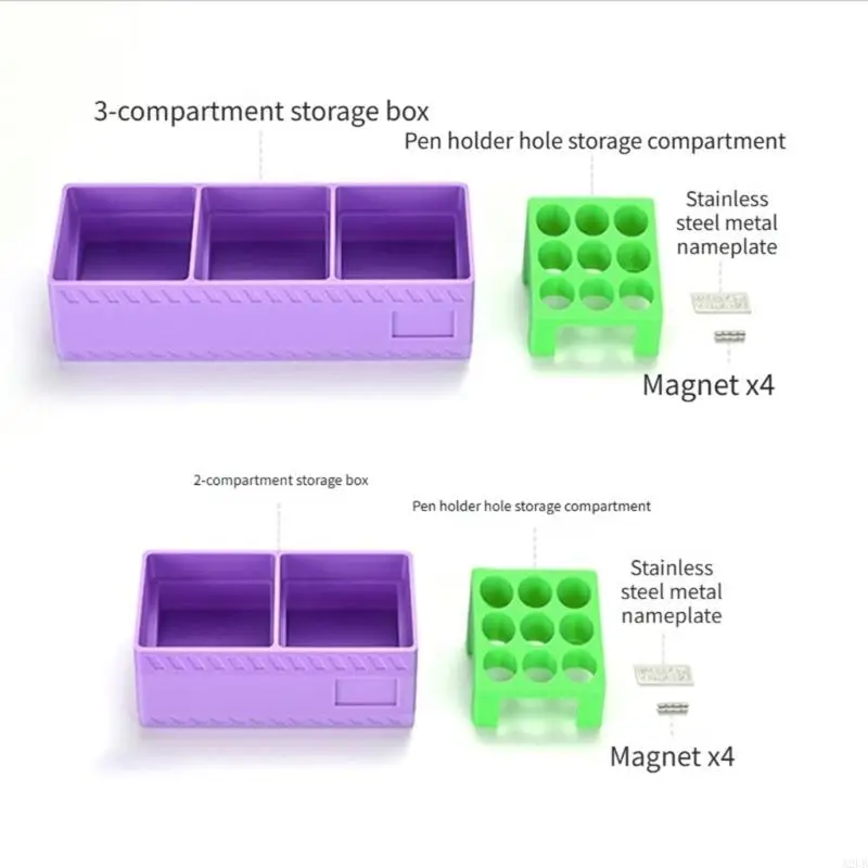 Magnetischer modularer Kleber-Organizer für Modellmontage-Enthusiasten mit Werkzeughalter, effiziente A2UB – Detail 10