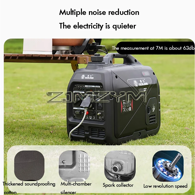 3500W Portable Small Gasoline Generator TG3.5i 220V Household Equipment Generators Home And Outdoor Frequency Generator