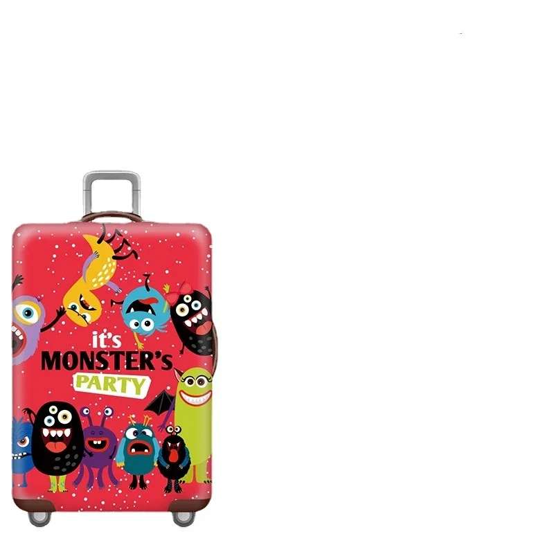 Travel Suitcase Protective Cover Luggage Case Travel Accessories Elastic Luggage Dust Cover Apply to 18''-32'' Suitcase 2