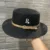 Summer Flat Top Straw Hats for Women New Metal R Letter Fashionable Beach Sun Hat Females Elegant Holidays Boater Hat 8