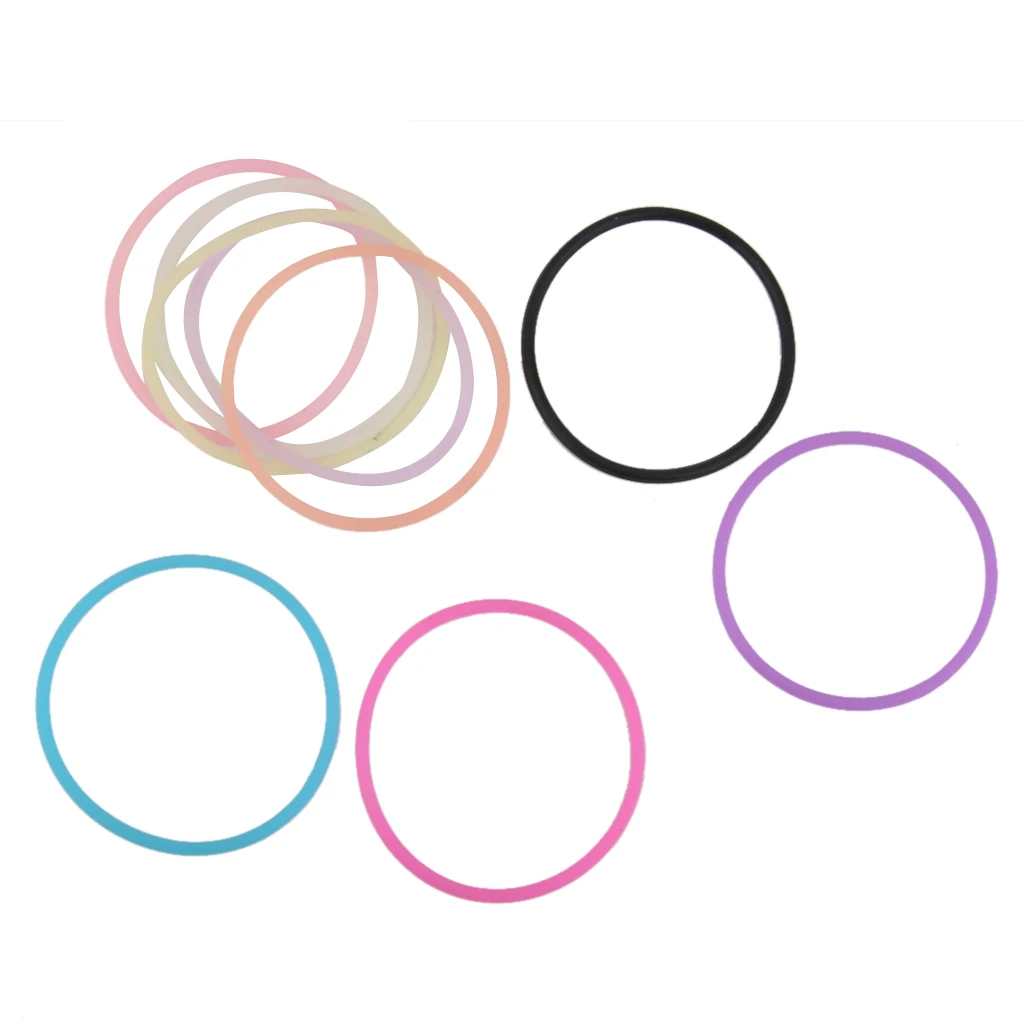 Set of 10/40pcs Stretchy Silicone Bracelets Kit Elastic Rubber Bands Bangles bracelet jewelry