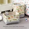 Toys Storage Basket Fabric Folding Large Capacity Storage Bags Cartoon Print Thickened Fabric Drawstring Clutter Storage Basket 4