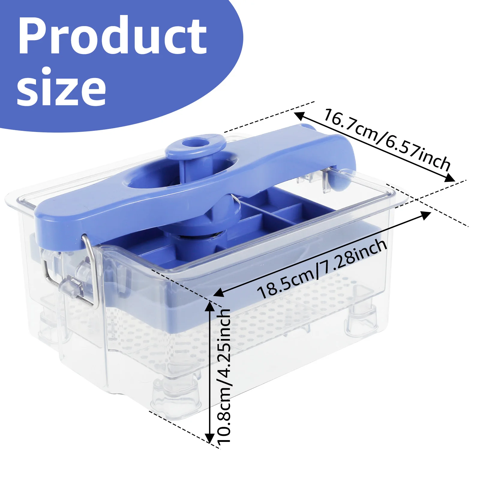 Tofu Press Kit Efficient Tofu Maker 2 Pressure Levels Maker Machine BPA Free Press with 2 Sizes Mold Dishwasher Safe