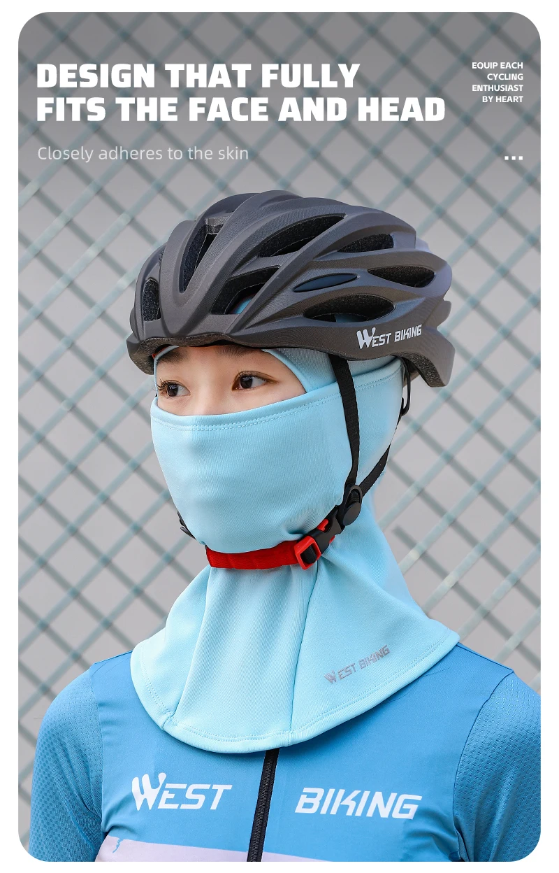West Biking Sturmhaube Thermal Cycling Gesichts maske Kopf bedeckung Ski Fahrrad Motorrad wind dicht weich warm MTB Fahrrad Hut Kopf bedeckung – Detail 5