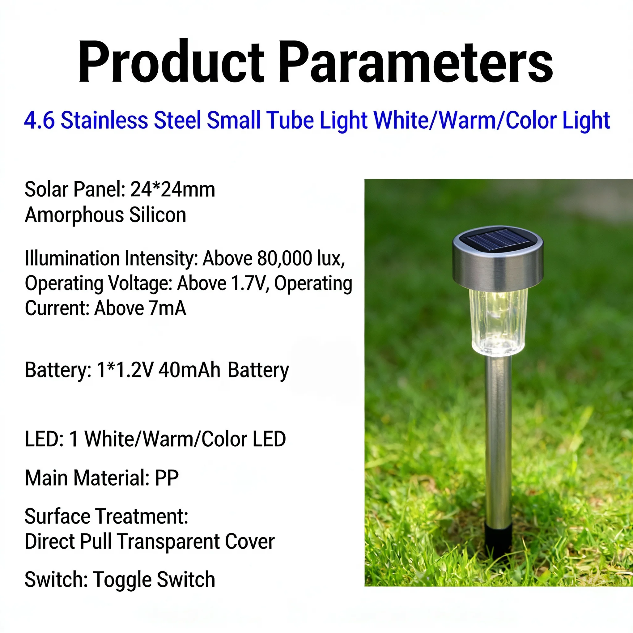12pcs solar stainless steel stick lights+4pcs solar step light +4pcs solar wall light+4pcs Solar Semi-Circular Outdoor Lights