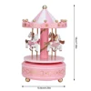 Birthday Gift Merry‑‑Round Music Box MerryGoRound Music Box Carousel Gift Christmas Wedding Birthday Gift Decor Music Box 5