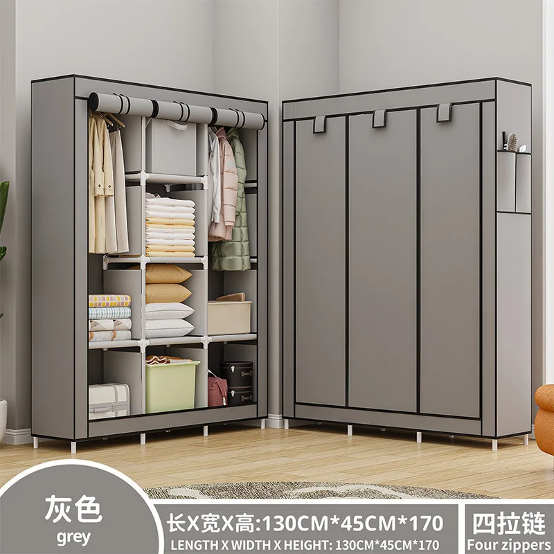 Dust Cloth Wardrobe Storage Cabinet storage cabinet fabric wardrobe cloth wardrobe