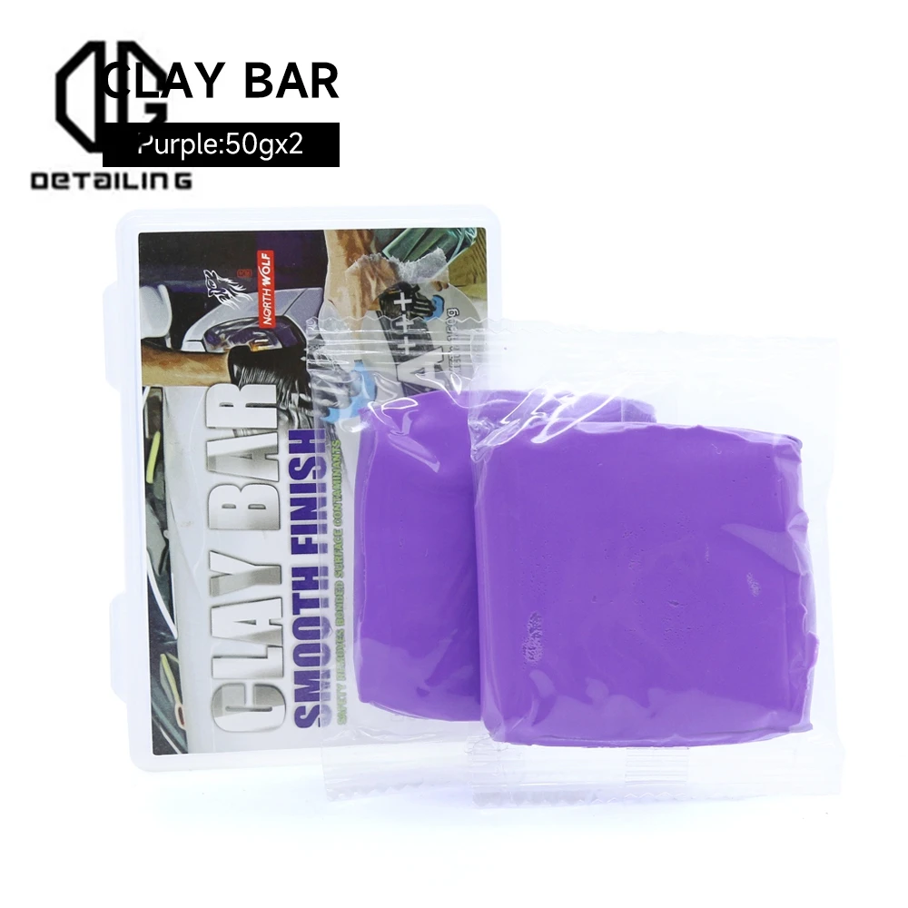 DETAILING 100g/200g Car Washing Clay Bar Paint Detail Cleaning Magic Mud For Decontaminate Clay Car Wash Tools
