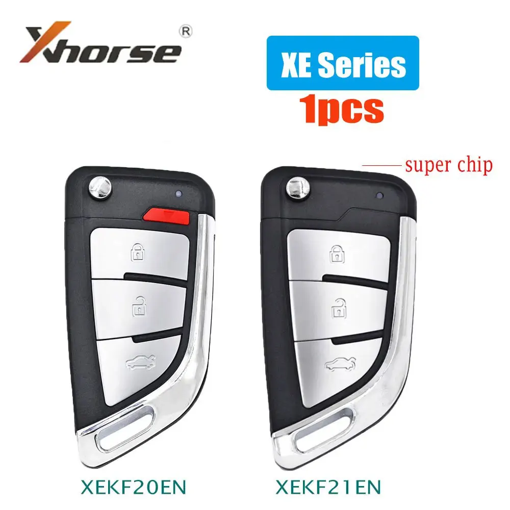

1 шт. супер пульт дистанционного управления Xhorse XEKF21EN XEKF20EN VVDI 3/4 кнопок с чипом XT27A XT27A66 для VVDI2 /VVDI MINI Key Tool/VDI Key Tool