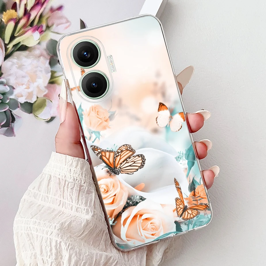 Stylish Painted Soft Slim Phone Case - For Xiaomi Redmi and Poco Series