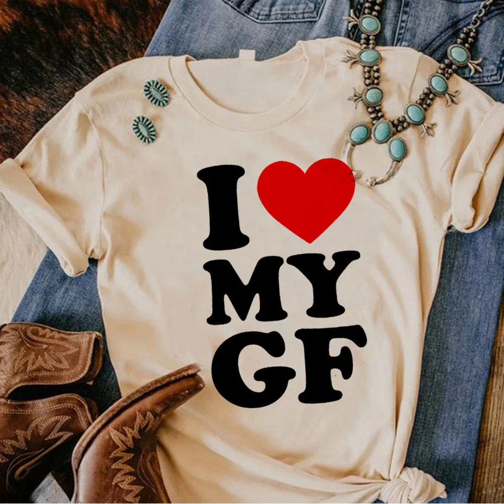

i Love My Girlfriend Tee women streetwear top girl y2k clothes