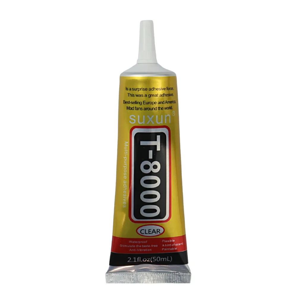 15/50/110ML T-8000 Universal DIY Glue SUXUN T8000 Glue Clear Contact Phone Repair Glass Plastic Adhesive 4
