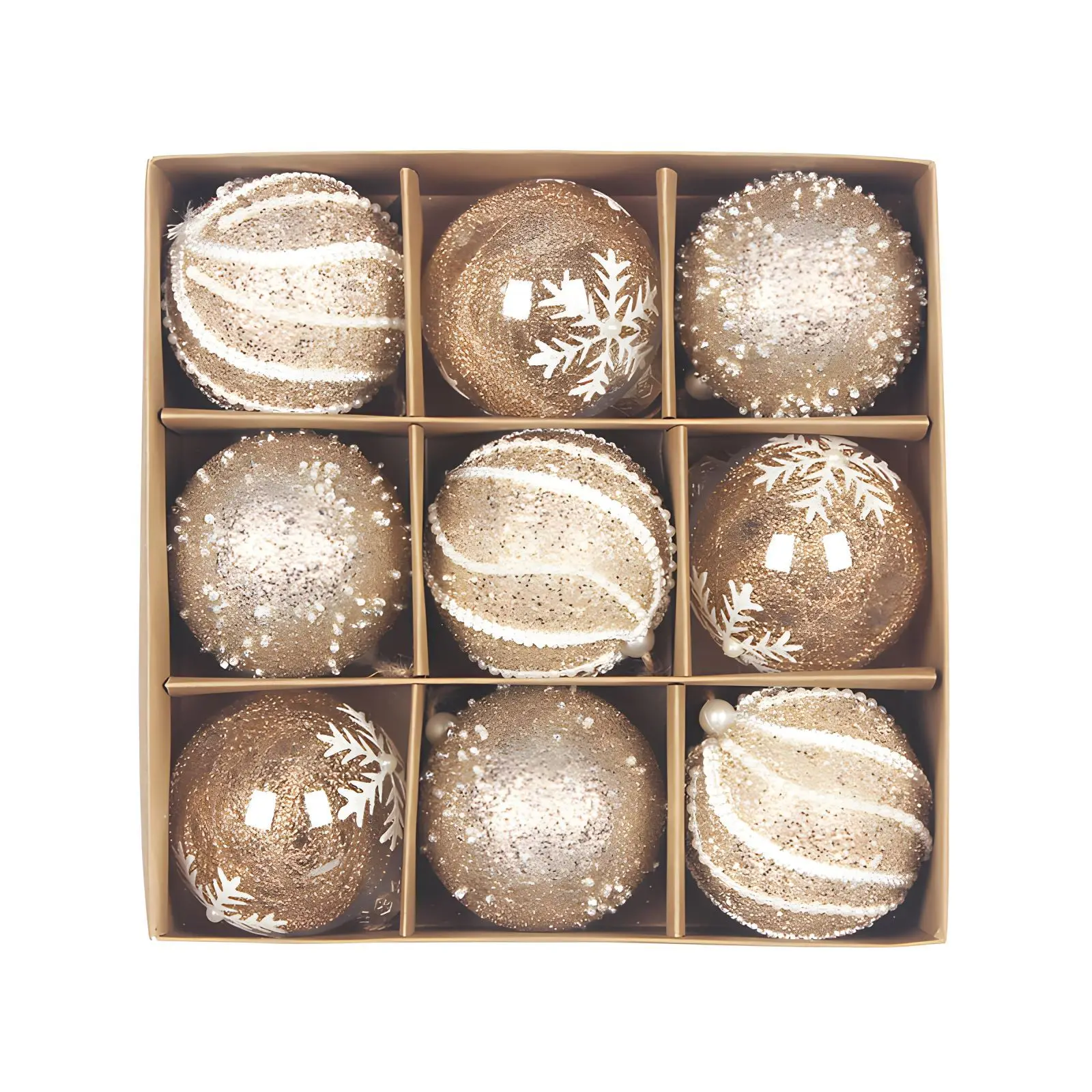 Christmas Venue Decoration Supplies Christmas Decoration 8cm Christmas Ball Gift Christmas Tree Pendant