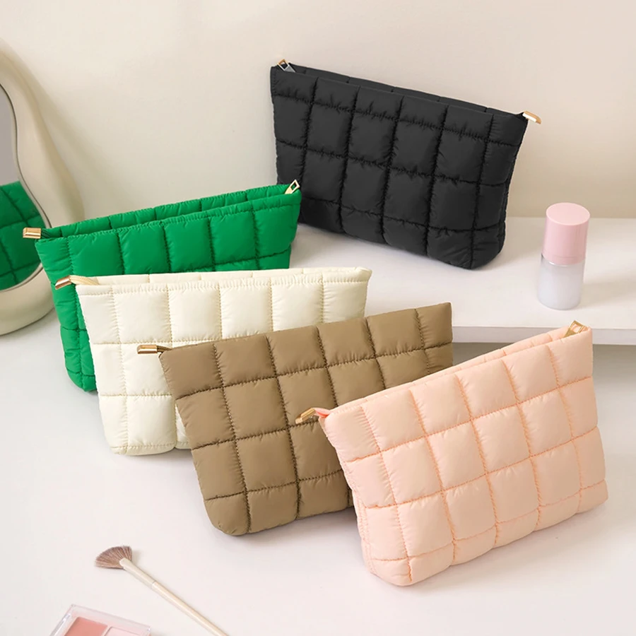 Large Capacity Cosmetic Bag | Fashionable and Portable Toiletry Storage Bag, Dual-Purpose for Travel and Daily Use, Available in Various Colors.