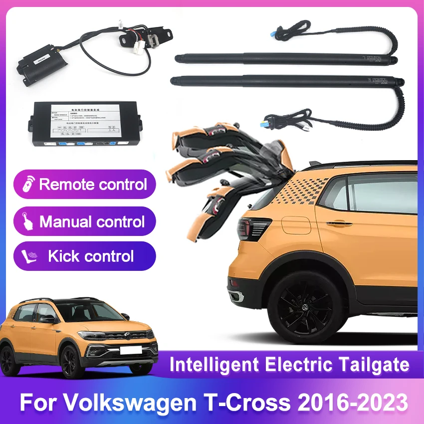 

Car Electric Tailgate Automatic control Trunk drive Car Rear door power kit For Volkswagen VW T-Cross 2016-2023,Electric Trunk