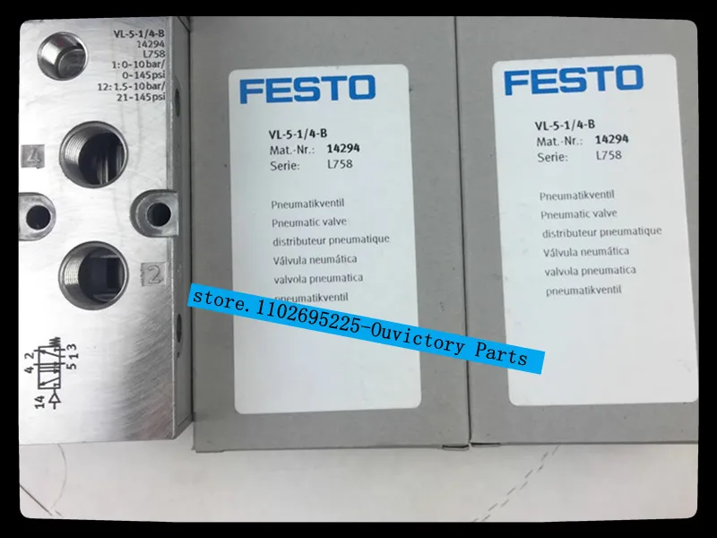 

Новый оригинальный вентиль управления воздуха FESTO VL-5-1/8 9764/8-B 31000