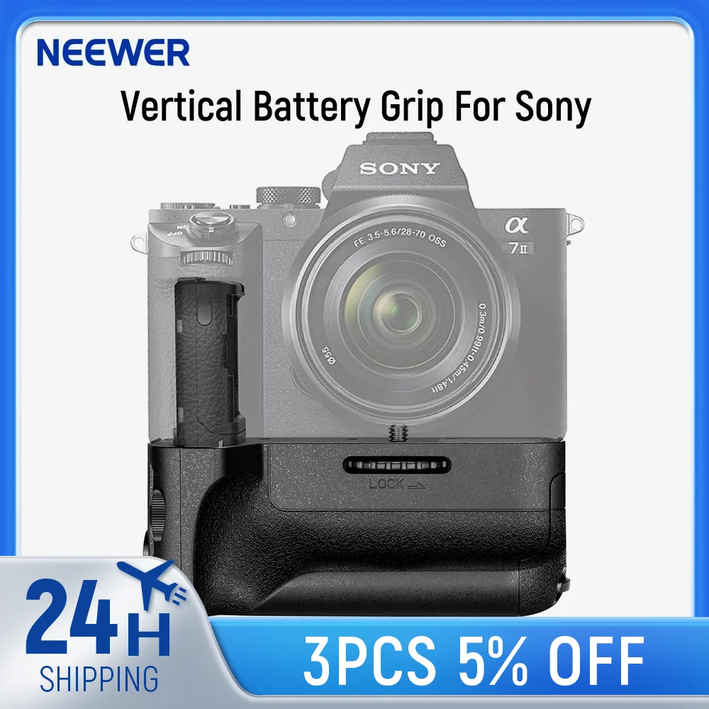 Empuñadura De Batería VG-A6300 Para Sony A6400, A6300 Y A6000 – Carga USB, Diseño Ahorrador Y Compatible Con La Original