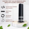 Electric Callus Remover with Speed Controller and 60pcs Replacement Sandpaper Disk for Men Women Dead Dry Crack Skin Calluses 2