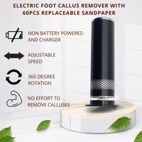 Electric Callus Remover with Speed Controller and 60pcs Replacement Sandpaper Disk for Men Women Dead Dry Crack Skin Calluses 2
