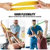 7Pcs TPE Resistance Bands Set Rubber Loop Strength Training Workout Yoga Gym Equipment Elastic Portable Pilates Fitness Band 6