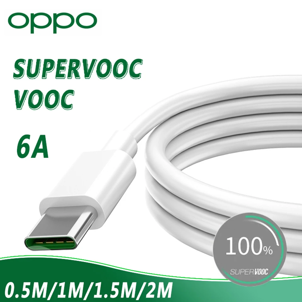 Caricabatterie Veloce 80W SUPERVOOC Con Cavo USB C 1m Per OPPO E OnePlus - Adattatore Da Muro Compatibile